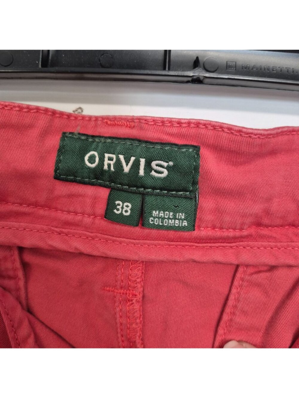 Orvis Men's Casual Red Cotton Shorts Size 38 NWT - Picture 5 of 7